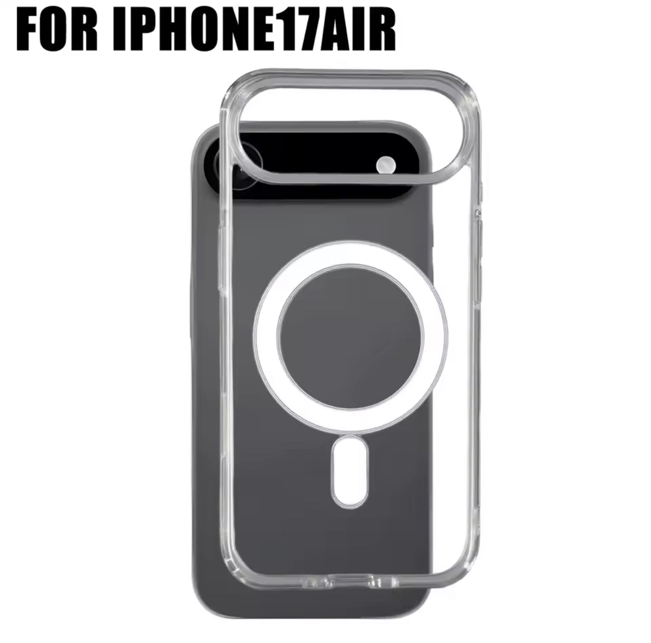 PJun Branded HD Clear MagSafe Hardshell Phone Case- iPhone 17 Series 2025 PJun Branded HD Clear MagSafe Hardshell Phone Case- iPhone 17 Series 2025